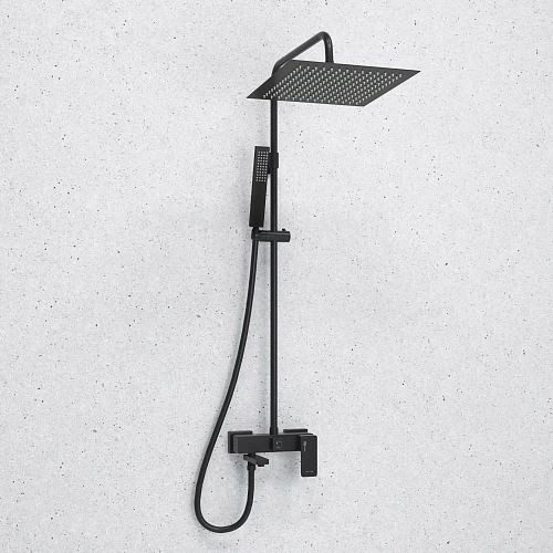 Душевая система WasserKRAFT A277.162.218.BM черный Душевая система WasserKRAFT A277.162.218.BM черный
