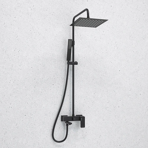Душевая система WasserKRAFT A277.255.218.BM черный Душевая система WasserKRAFT A277.255.218.BM черный