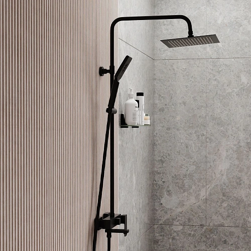 Душевая система WasserKRAFT A27701 черный Душевая система WasserKRAFT A27701 черный