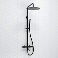 Душевая система WasserKRAFT A288.160.217.BM Thermo с термостатом черный Душевая система WasserKRAFT A288.160.217.BM Thermo с термостатом черный