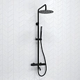 Душевая система WasserKRAFT A288.258.217.BM Thermo с термостатом черный Душевая система WasserKRAFT A288.258.217.BM Thermo с термостатом черный