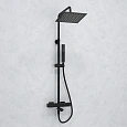 Душевая система WasserKRAFT A299.255.218.BM Thermo с термостатом черный Душевая система WasserKRAFT A299.255.218.BM Thermo с термостатом черный