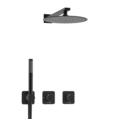 Душевая система WasserKRAFT A5251.299.219.258.302.242.217 встраиваемая черный Душевая система WasserKRAFT A5251.299.219.258.302.242.217 встраиваемая черный