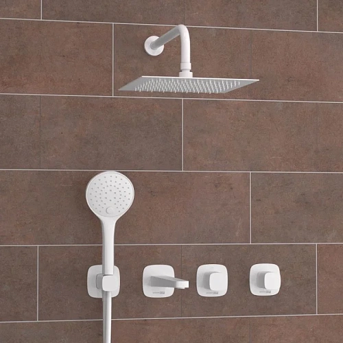 Душевая система WasserKRAFT A9551.267.316.146.254.328.156.155 встраиваемая белый Душевая система WasserKRAFT A9551.267.316.146.254.328.156.155 встраиваемая белый