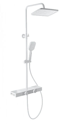 Душевая система Wonzon & Woghand с термостатом, белый матовый (WW-B3552-MW) Душевая система Wonzon & Woghand с термостатом, белый матовый (WW-B3552-MW)