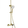 Душевая система Wonzon & Woghand с термостатом, брашированное золото (WW-B2091-A-BG) Душевая система Wonzon & Woghand с термостатом, брашированное золото (WW-B2091-A-BG)