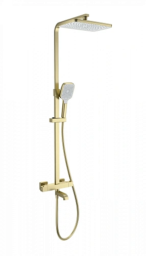 Душевая система Wonzon & Woghand с термостатом, брашированное золото (WW-B3026-T1-BG) Душевая система Wonzon & Woghand с термостатом, брашированное золото (WW-B3026-T1-BG)