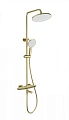 Душевая система Wonzon & Woghand с термостатом, брашированное золото (WW-B3046-A1-BG) Душевая система Wonzon & Woghand с термостатом, брашированное золото (WW-B3046-A1-BG)