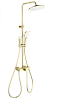 Душевая система Wonzon &amp; Woghand с термостатом, брашированное золото (WW-B4113-BG)