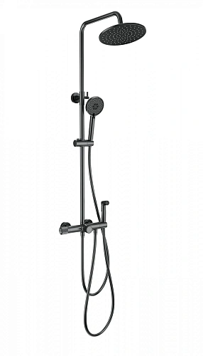 Душевая система Wonzon & Woghand с термостатом, темный графит (WW-B3097-A-BGG) Душевая система Wonzon & Woghand с термостатом, темный графит (WW-B3097-A-BGG)