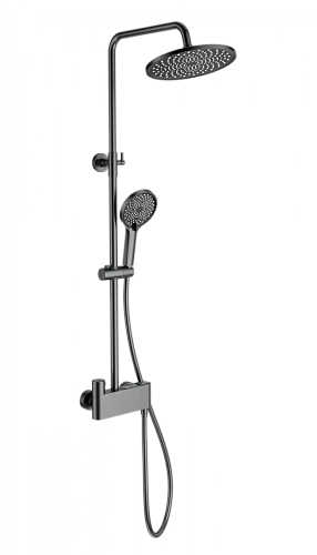 Душевая система Wonzon & Woghand с термостатом, темный графит (WW-B3110-BGG) Душевая система Wonzon & Woghand с термостатом, темный графит (WW-B3110-BGG)