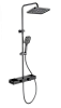 Душевая система Wonzon &amp; Woghand с термостатом, темный графит (WW-B3552-BGG)