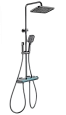 Душевая система Wonzon & Woghand с термостатом, темный графит (WW-B4174-BGG) Душевая система Wonzon & Woghand с термостатом, темный графит (WW-B4174-BGG)