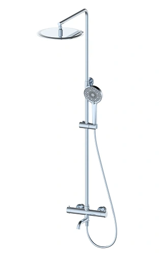 Душевая система Wonzon & Woghand с термостатом, хром (WW-88739903-CR) Душевая система Wonzon & Woghand с термостатом, хром (WW-88739903-CR)