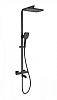 Душевая система Wonzon &amp; Woghand с термостатом, черный матовый (WW-B3026-T1-MB)