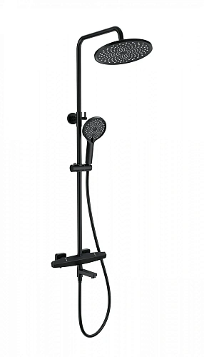 Душевая система Wonzon & Woghand с термостатом, черный матовый (WW-B3046-A1-MB) Душевая система Wonzon & Woghand с термостатом, черный матовый (WW-B3046-A1-MB)