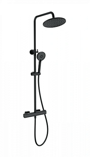 Душевая система Wonzon & Woghand с термостатом, черный матовый (WW-B3051-A-MB) Душевая система Wonzon & Woghand с термостатом, черный матовый (WW-B3051-A-MB)
