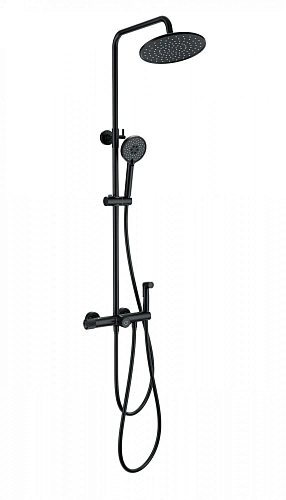 Душевая система Wonzon & Woghand с термостатом, черный матовый (WW-B3097-A-MB) Душевая система Wonzon & Woghand с термостатом, черный матовый (WW-B3097-A-MB)