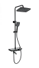 Душевая система Wonzon &amp; Woghand с термостатом, черный матовый (WW-B3099-A-MB)