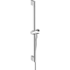 Душевая штанга Hansgrohe Unica 65 см со слайдером с кнопкой и шлангом 24400000, хром