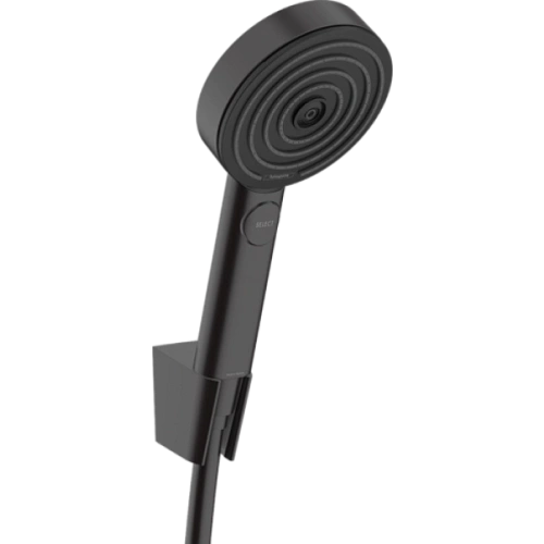 Душевой гарнитур Hansgrohe 105 3jet Relaxation, шланг 125 см. 24302670, матовый черный Душевой гарнитур Hansgrohe 105 3jet Relaxation, шланг 125 см. 24302670, матовый черный