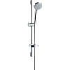 Душевой гарнитур Hansgrohe Croma 100 Vario EcoSmart 9 л/мин со штангой 65 см. и мыльницей 27776000,