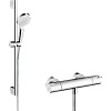 Душевой гарнитур Hansgrohe Crometta Vario/Ecostat 1001 CL Combi 27812400 0.65 м, белый/хром