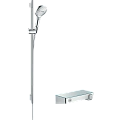 Душевой гарнитур Hansgrohe ShowerTablet Select 300/Raindance Select E 120 3jet/Combi 27027000, хром Душевой гарнитур Hansgrohe ShowerTablet Select 300/Raindance Select E 120 3jet/Combi 27027000, хром