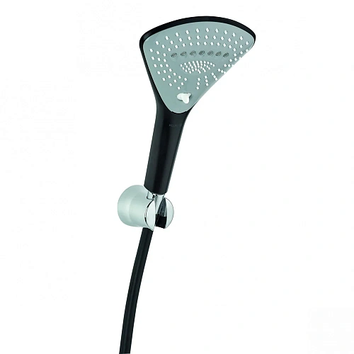 Душевой гарнитур Kludi Fizz 3S, черный хром матовый 6775087-00 Душевой гарнитур Kludi Fizz 3S, черный хром матовый 6775087-00