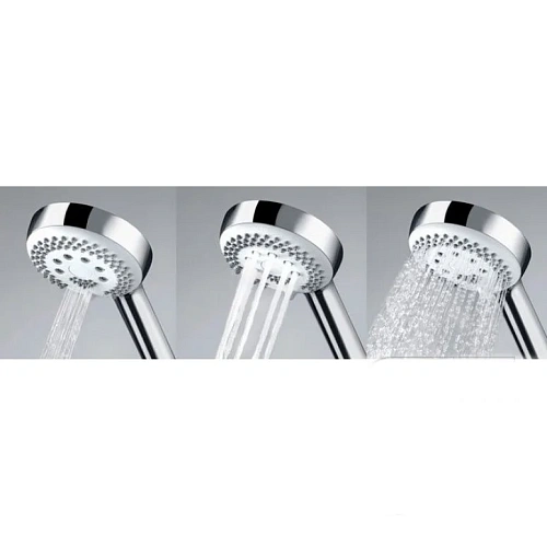 Душевой гарнитур Kludi Logo 3S 6836305-00, длина штанги 60 см, держатель хромированный пластик, цвет Душевой гарнитур Kludi Logo 3S 6836305-00, длина штанги 60 см, держатель хромированный пластик, цвет
