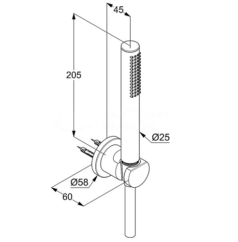 Душевой гарнитур Kludi NOVA FONTE 20850N0-15 брашированное золото Душевой гарнитур Kludi NOVA FONTE 20850N0-15 брашированное золото