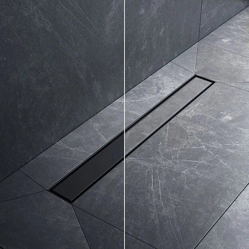 Душевой лоток AM.PM Master Flow W01SC-U11-060-04BM Tile 60см, черный матовый Душевой лоток AM.PM Master Flow W01SC-U11-060-04BM Tile 60см, черный матовый