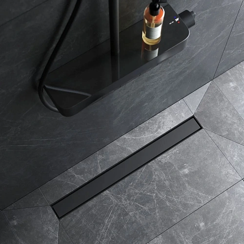 Душевой лоток AM.PM Master Flow W01SC-U11-070-04BM Tile 70см, черный матовый Душевой лоток AM.PM Master Flow W01SC-U11-070-04BM Tile 70см, черный матовый