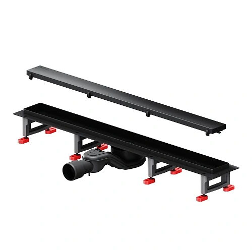 Душевой лоток AM.PM Master Flow W01SC-U11-070-04BM Tile 70см, черный матовый Душевой лоток AM.PM Master Flow W01SC-U11-070-04BM Tile 70см, черный матовый