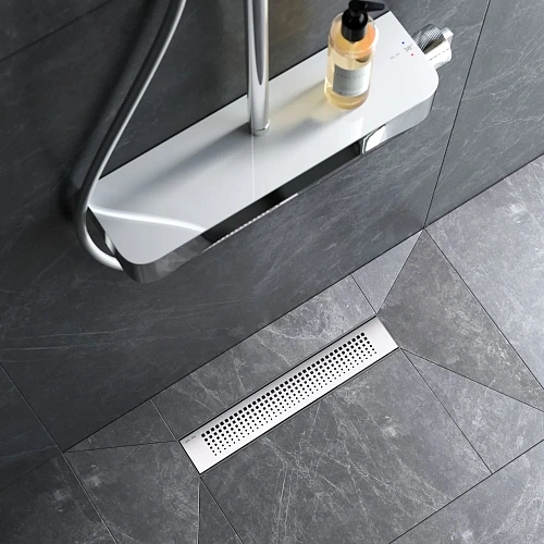 Душевой лоток AM.PM Prime Flow W02SC-P11-040-01SB Flow Cut Gradient 40см, сталь матовая Душевой лоток AM.PM Prime Flow W02SC-P11-040-01SB Flow Cut Gradient 40см, сталь матовая