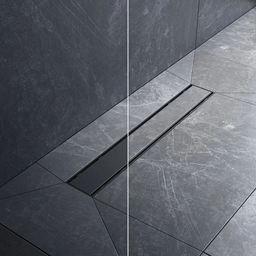 Душевой лоток AM.PM Prime Flow W02SC-U11-050-04BM Flow Tile 50см, черный матовый Душевой лоток AM.PM Prime Flow W02SC-U11-050-04BM Flow Tile 50см, черный матовый