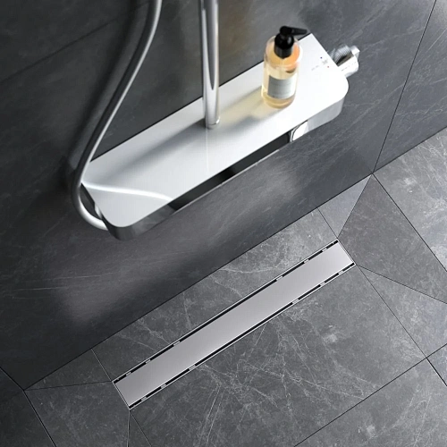 Душевой лоток AM.PM Prime Flow W02SC-U11-060-04SB Flow Tile 60см, сталь матовая Душевой лоток AM.PM Prime Flow W02SC-U11-060-04SB Flow Tile 60см, сталь матовая