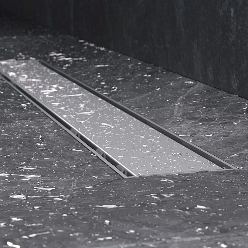 Душевой лоток AM.PM Prime Flow W02SC-U11-060-04SB Flow Tile 60см, сталь матовая Душевой лоток AM.PM Prime Flow W02SC-U11-060-04SB Flow Tile 60см, сталь матовая