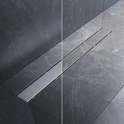 Душевой лоток AM.PM Prime Flow W02SC-U11-070-04SB Flow Tile 70см, сталь матовая Душевой лоток AM.PM Prime Flow W02SC-U11-070-04SB Flow Tile 70см, сталь матовая