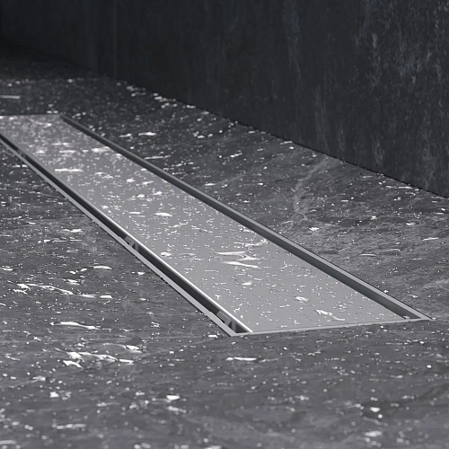 Душевой лоток AM.PM Prime Flow W02SC-U11-070-04SB Flow Tile 70см, сталь матовая Душевой лоток AM.PM Prime Flow W02SC-U11-070-04SB Flow Tile 70см, сталь матовая