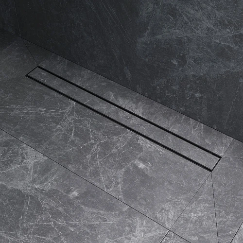 Душевой лоток AM.PM Prime Flow W02SC-U11-080-04BM Flow Tile 80см, черный матовый Душевой лоток AM.PM Prime Flow W02SC-U11-080-04BM Flow Tile 80см, черный матовый