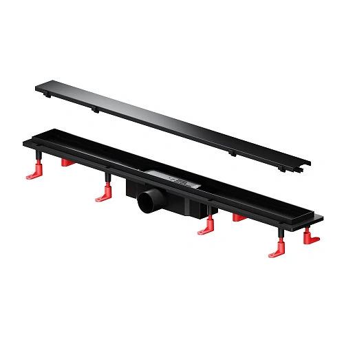 Душевой лоток AM.PM Prime Flow W02SC-U11-080-04BM Flow Tile 80см, черный матовый Душевой лоток AM.PM Prime Flow W02SC-U11-080-04BM Flow Tile 80см, черный матовый