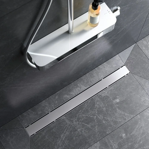 Душевой лоток AM.PM Prime Flow W02SC-U11-080-04SB Flow Tile 80см, сталь матовая Душевой лоток AM.PM Prime Flow W02SC-U11-080-04SB Flow Tile 80см, сталь матовая