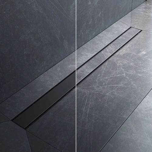 Душевой лоток AM.PM Prime Flow W02SC-U11-090-04BM Flow Tile 90см, черный матовый Душевой лоток AM.PM Prime Flow W02SC-U11-090-04BM Flow Tile 90см, черный матовый