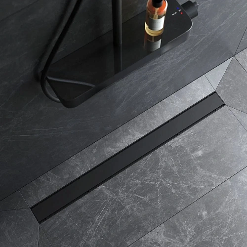 Душевой лоток AM.PM Prime Flow W02SC-U11-090-04BM Flow Tile 90см, черный матовый Душевой лоток AM.PM Prime Flow W02SC-U11-090-04BM Flow Tile 90см, черный матовый