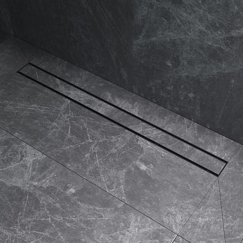 Душевой лоток AM.PM Prime Flow W02SC-U11-090-04BM Flow Tile 90см, черный матовый Душевой лоток AM.PM Prime Flow W02SC-U11-090-04BM Flow Tile 90см, черный матовый