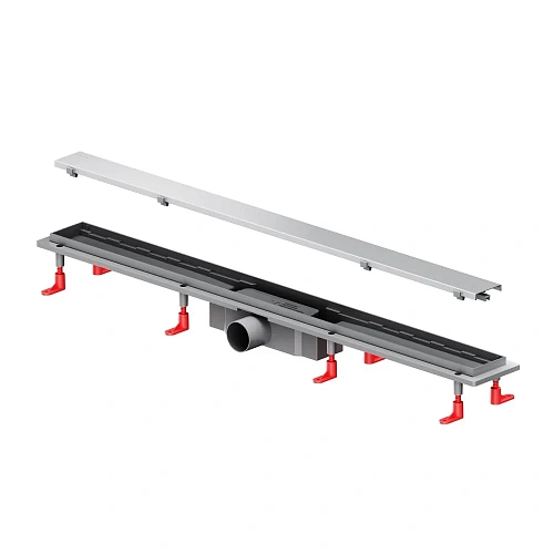 Душевой лоток AM.PM Prime Flow W02SC-U11-090-04SB Flow Tile 90см, сталь матовая Душевой лоток AM.PM Prime Flow W02SC-U11-090-04SB Flow Tile 90см, сталь матовая