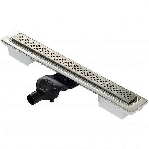 Душевой лоток BERGES C1 Brise 600, матовый хром, S-сифон D50 H60 боковой 090131 Душевой лоток BERGES C1 Brise 600, матовый хром, S-сифон D50 H60 боковой 090131