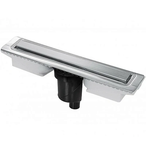 Душевой лоток BERGES C1 Norma 300, матовый хром, S-сифон D50/105мм H50 вертикальный 090034 Душевой лоток BERGES C1 Norma 300, матовый хром, S-сифон D50/105мм H50 вертикальный 090034