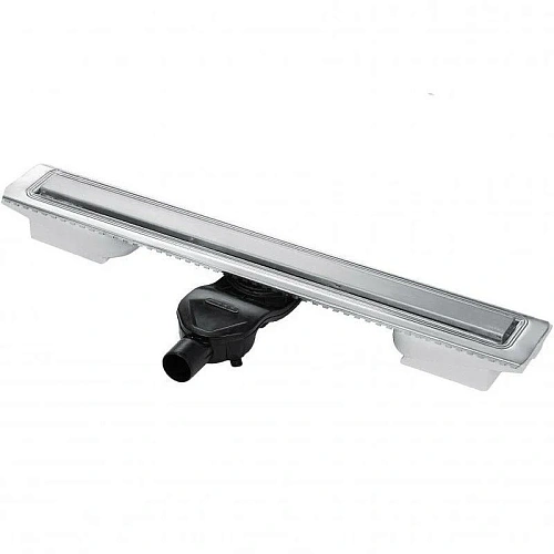 Душевой лоток BERGES C1 Norma 700, матовый хром, S-сифон D50 H60 боковой 090138 Душевой лоток BERGES C1 Norma 700, матовый хром, S-сифон D50 H60 боковой 090138